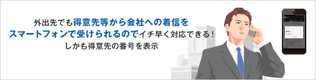 転送着信ポップアップ